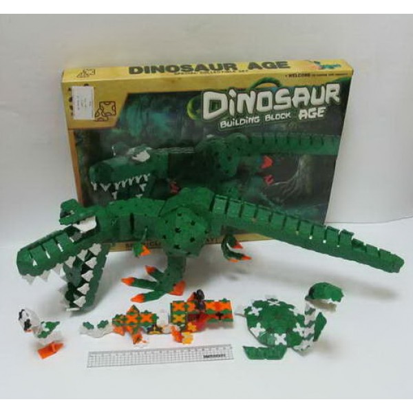 Конструктор пластиковый 3D, К1387 Динозавр, 1600 деталей