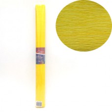Креповая-бумага J.Otten KR150-8030 150%, жёлый 50*200см, основа 95г/м2, общ.238г/м2 OPP