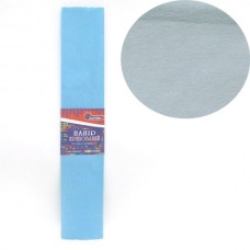 Креповая бумага KR55-8032 55%, светло-голубой 50*200см, основа20г/м2, общ.31г/м2