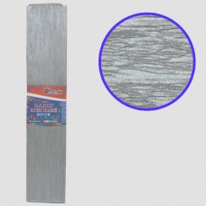 Креповая-бумага J.Otten KRGS-8036 30%, неон серебро 50*200см, основа 20г/м2, общ.26г/м2