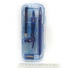 Готовальня JF-3009  8 предметов  ручка+Циркуль +карандаш +точил.+линейки