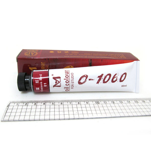 Краска масляная O1060-SO01 Crimson red, 60мл