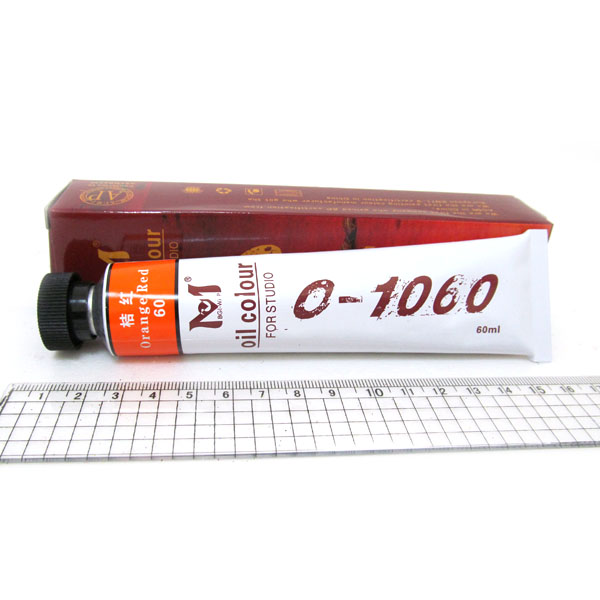 Краска масляная O1060-SO60 Orange red, 60мл