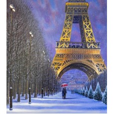 Раскраска по номера 40*50см J.Otten EOTG6418_O Прогулка в Париже OPP холст на раме с краск.кисти