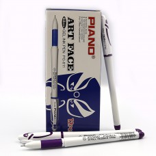 Ручка гелевая Piano PG-811, 0,5мм, фиолетовая, с грипом