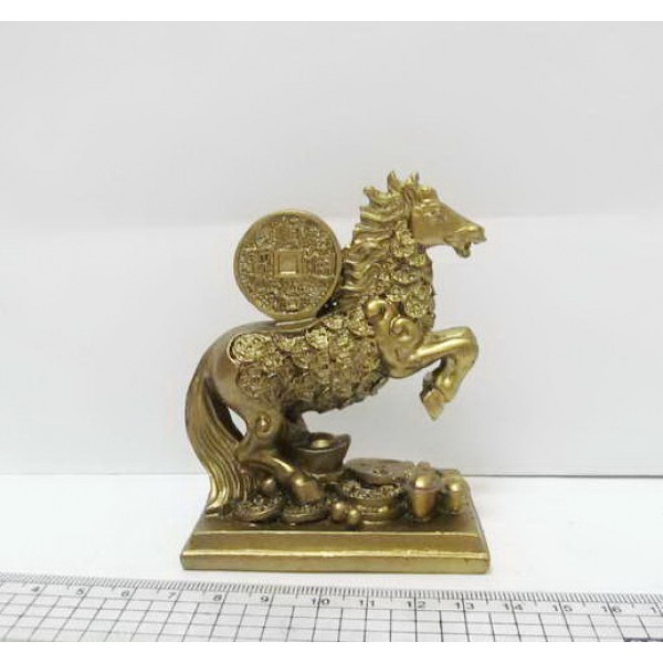 Фигурка керамическая 14530 Лошадь с монетами