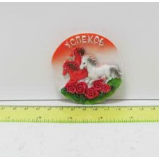 Сувенир-магнит керамический 19883Лошадка, микс расцветок
