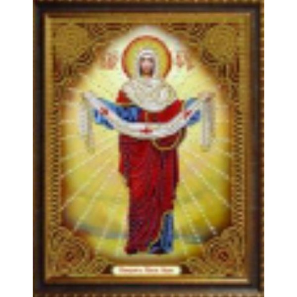 Алмазная мозаика по номерам 30*40см J.Otten SX-003 Покров пресвятой Богородицы в рулоне
