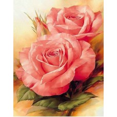 Раскраска по номера 40*50см J.Otten Y5553_O Розы OPP холст на раме с краск.кисти
