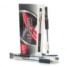 Ручка гелевая YK-009-BK,  0,5мм, черная