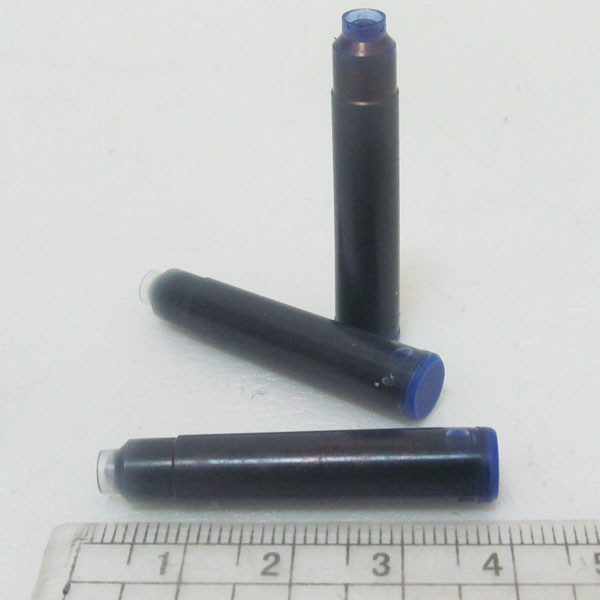 Картридж для перьевой ручки синий 39мм