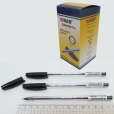 Ручка шариковая масляная Wiser Smooth 0,7мм  чёрная